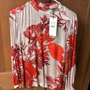 KAREN BY SIMONSEN Women's "Mercy" Floral Blouse (US 6 / EU 36) Brand New!